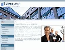 Tablet Screenshot of cenda.de