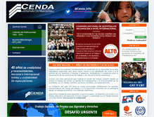 Tablet Screenshot of cenda.org.ve